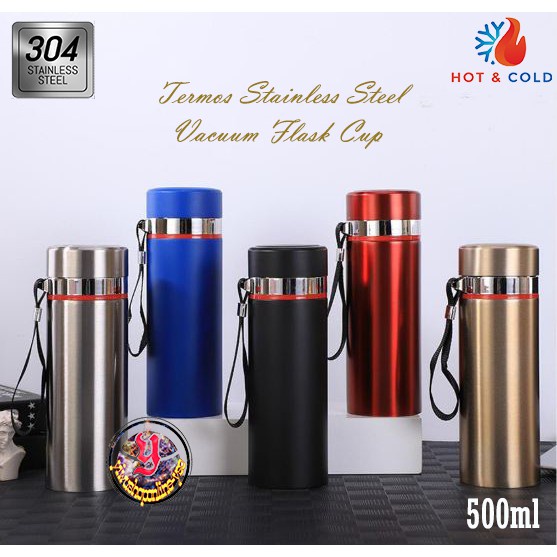 Thermos Air Panas Steinless  Vacuum Polos 550mL