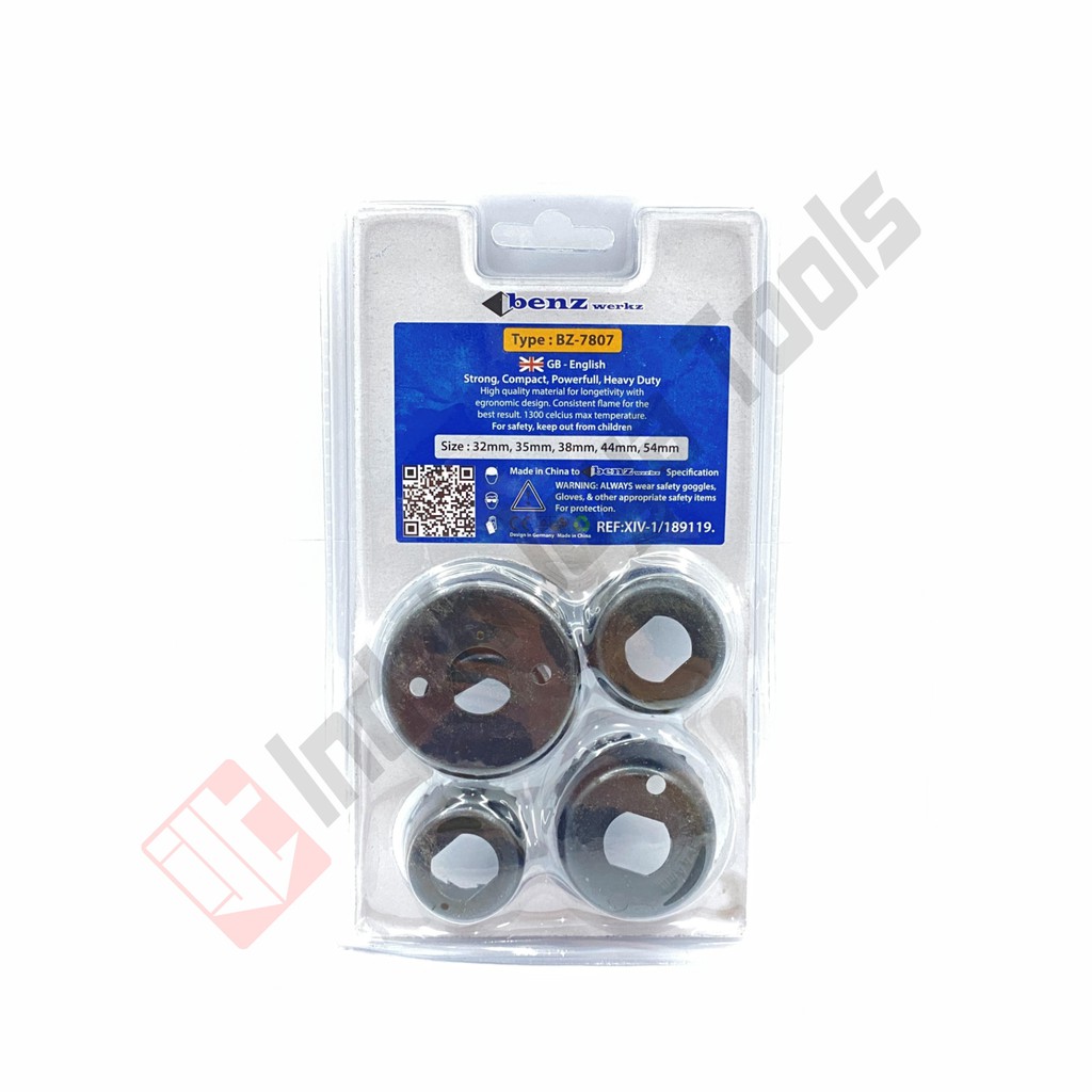 BENZ BZ-7807 Hole Saw Set Kit 7 Pcs - Bor Kayu Hidroponik Lubang Holesaw