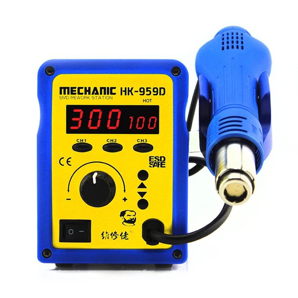 Blower Mechanic HK-959D 650W LED Solder Uap Original