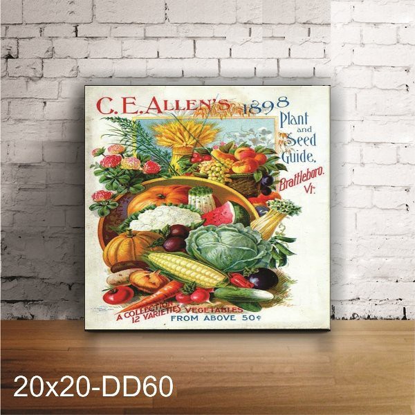Wall Decor Poster Buah Dan Sayur