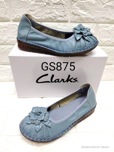 Sepatu Wanita / clarks flat / CLARKS New BUNGA 875 / SEPATU CLARKS