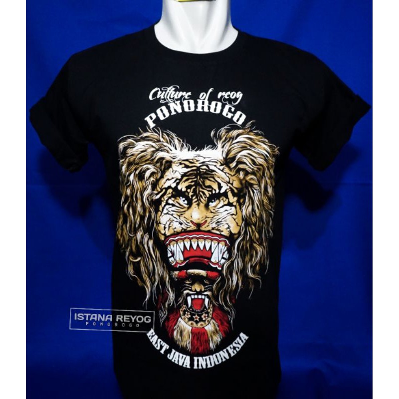 KAOS BUDAYA BARONG REOG INDONESIA ORIGINAL PONOROGO JIEGEX BR003