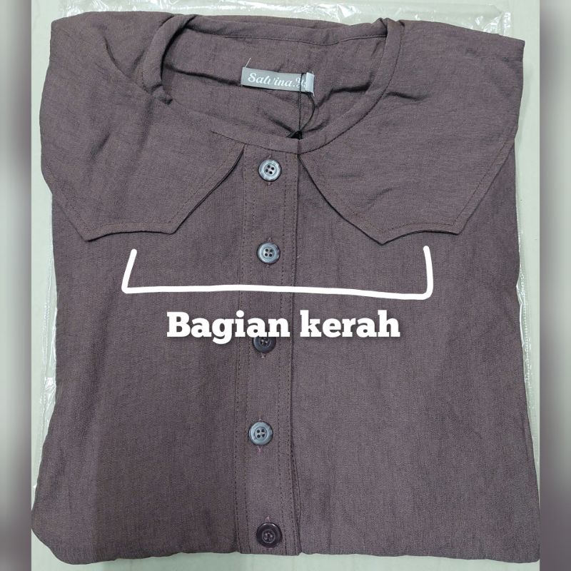 Baju Salvina Kerah Kringkel Jumbo 4L &amp; 5L