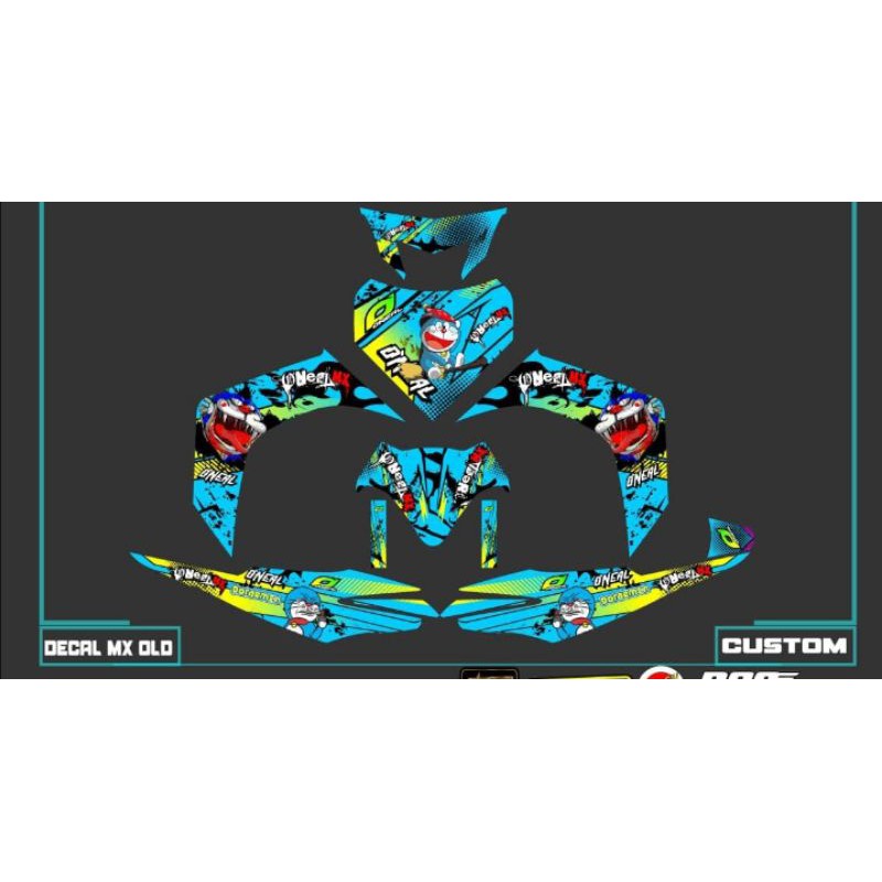 decal jupiter MX old / decal motor Jupiter MX lama / sticker motor mx