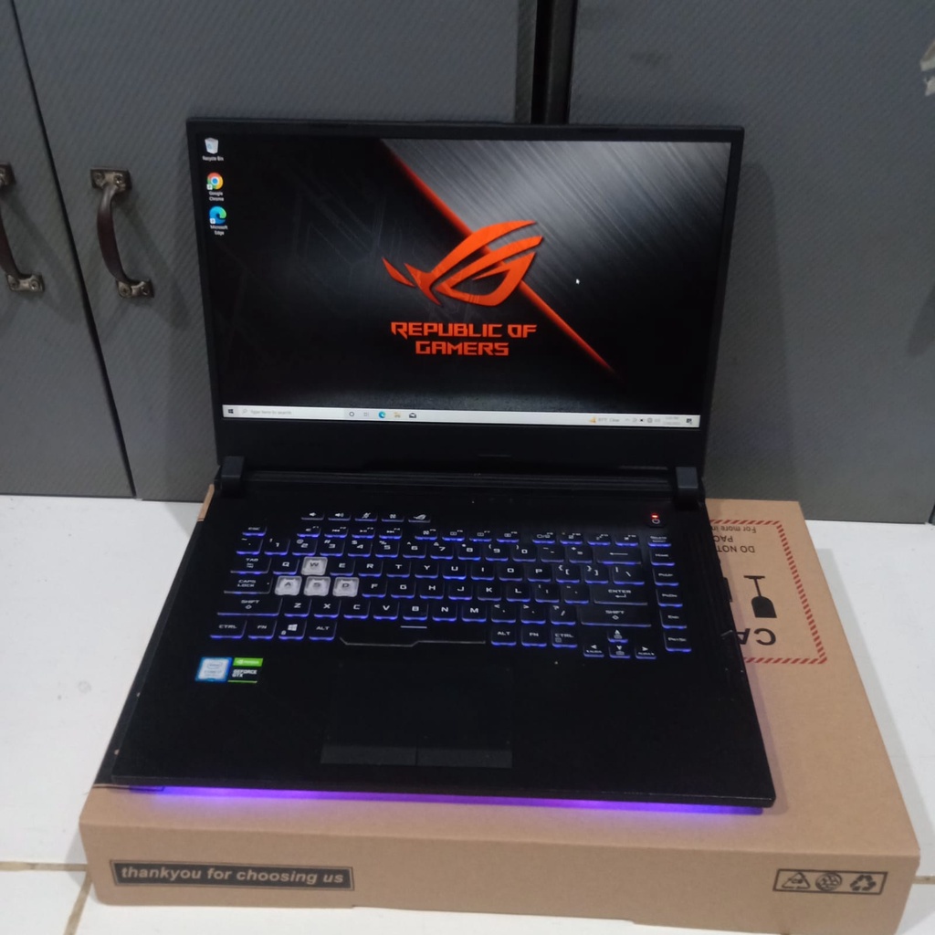 Laptop Asus ROG Strix G531GD, Core i7-9750H, DoubleVga Nvidia Geforce GTX 1050 4GB, Ram 8 GB, SSD 512Gb