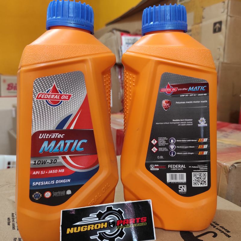 Oli Federal Matic Ultratech 800ML SAE 10W-30