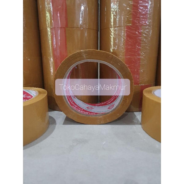 Lakban Cokelat 2 Inch x 100 Yard ( 48mm x 100Yard ) Super Tebal