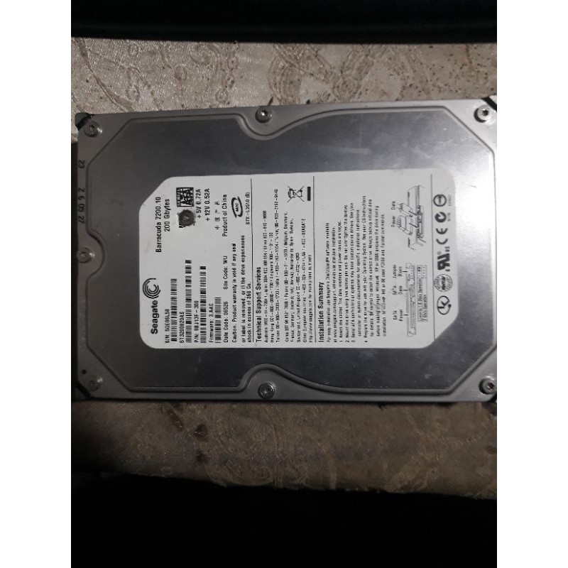 Hard Disk External Seagate 200GB Barracuda 7200.10