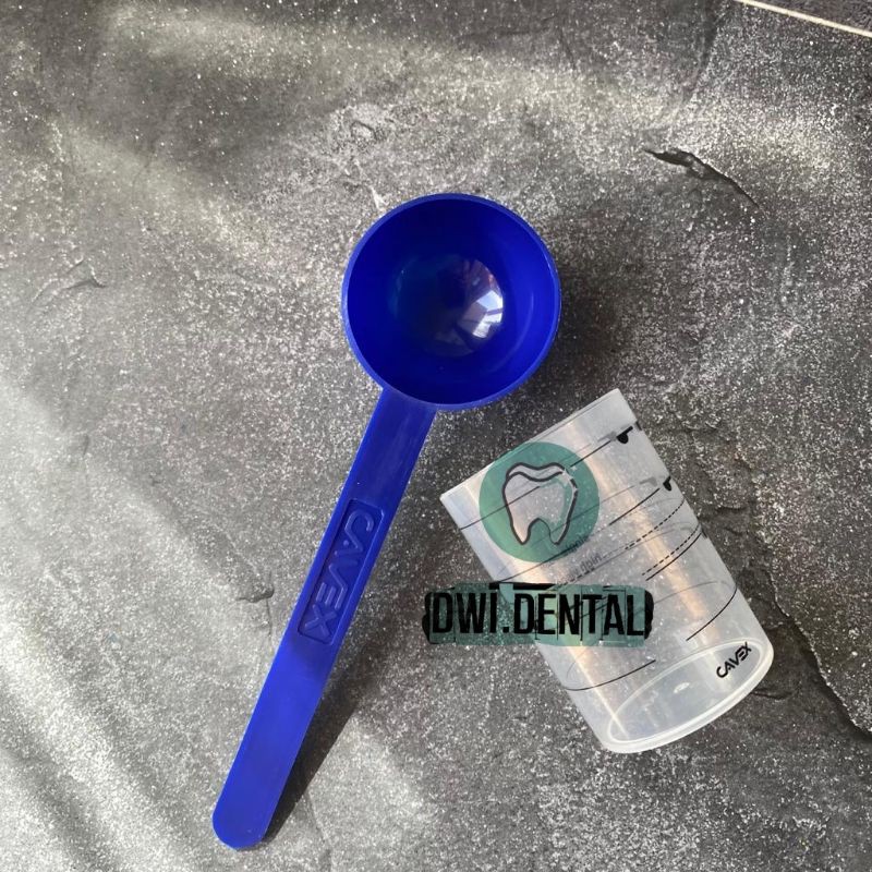 A5-  sendok takar gelas takar alginate cavex measuring cup spoon