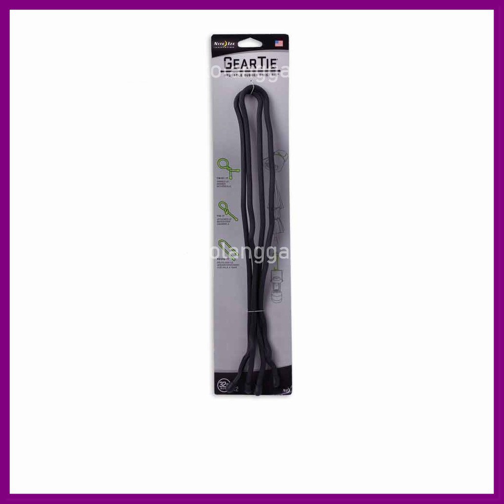 

Nite Ize Tali Pengikat Serbaguna 81 Cm 2pcs - Hitam