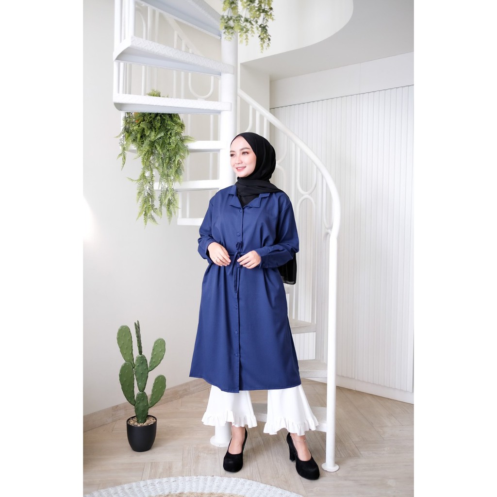 Alenka Two Style Tunik  Ladyfemmes Baju  Atasan Wanita  