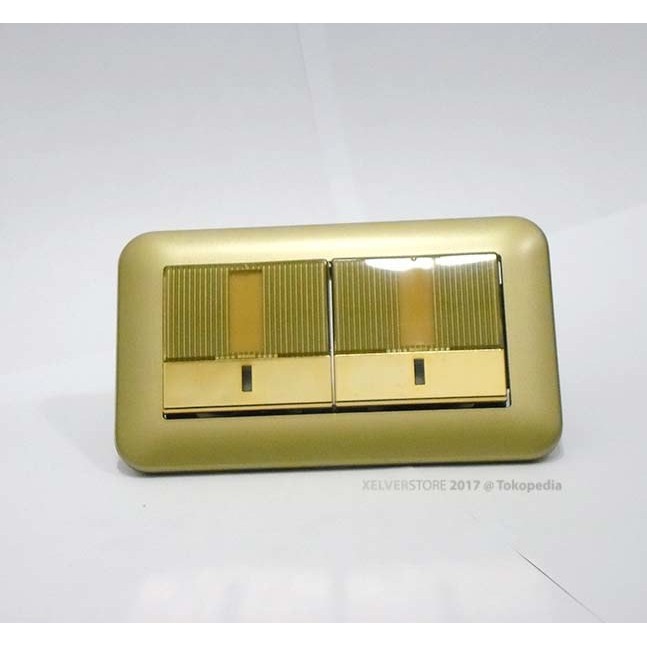 Termurah Saklar Seri Wide Gold Lamp Panasonic