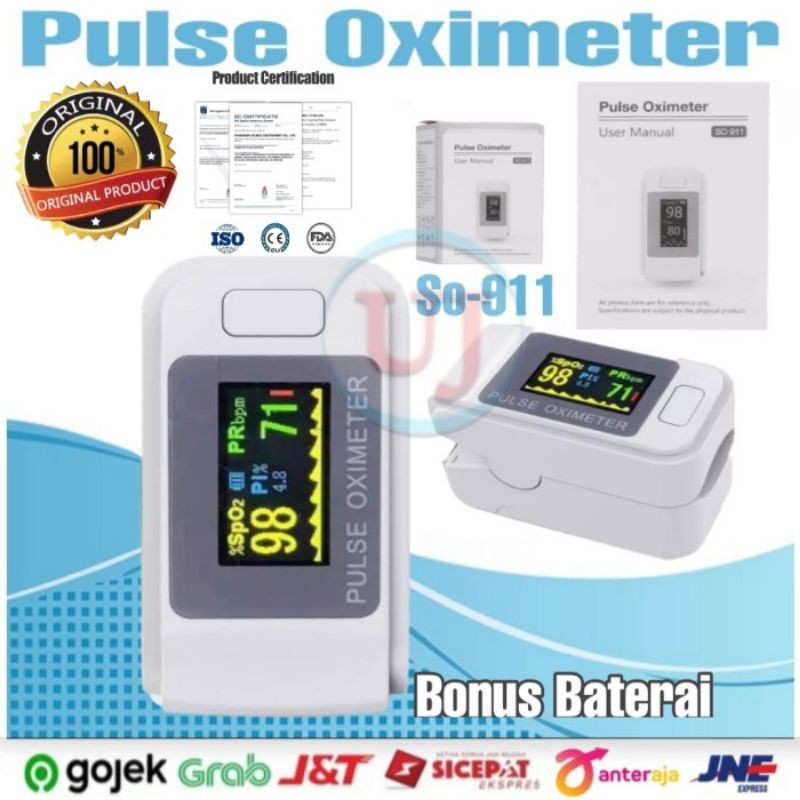 Paket 2in1 Oximeter Pulse Thermometer Infrared Dahi