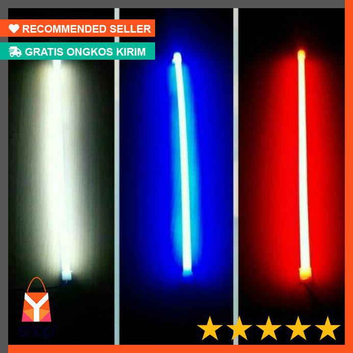 BAGUS BUKTIKAN  LAMPU LED ALIS NEON 30CM DRL FLEXIBLE/FLEKSIBEL VARIASI MOTOR MOBIL