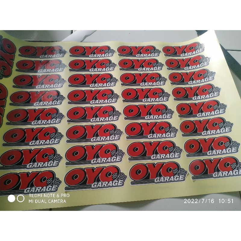 Custom stiker Lembar , Custom desain stiker suka-suka