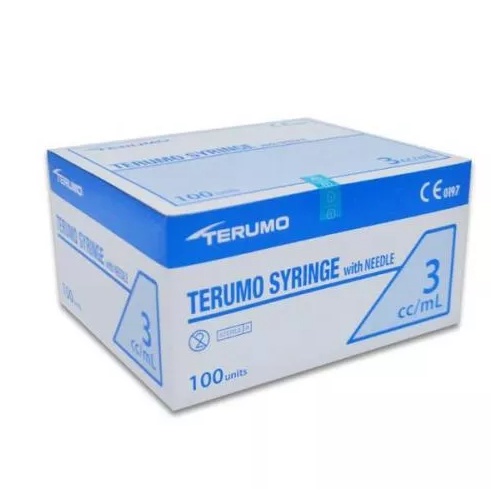 Spuit 3cc Terumo / Terumo syringe 3cc per Box