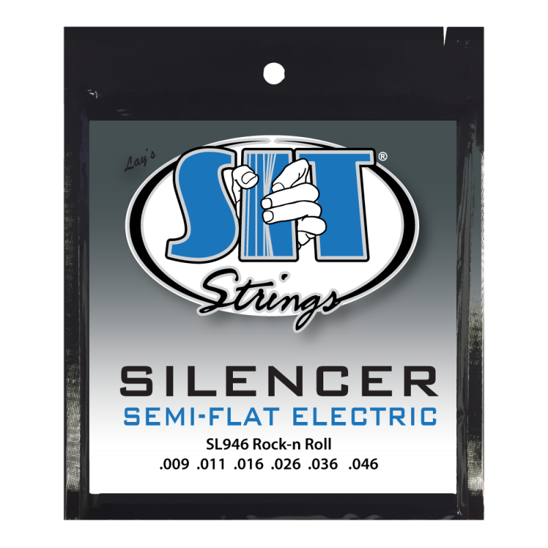 SIT SL946 ROCK N ROLL SILENCER SEMI-FLAT NICKEL ELECTRIC