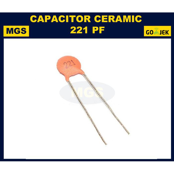 1000Pcs Kapasitor Ceramic 221 220PF