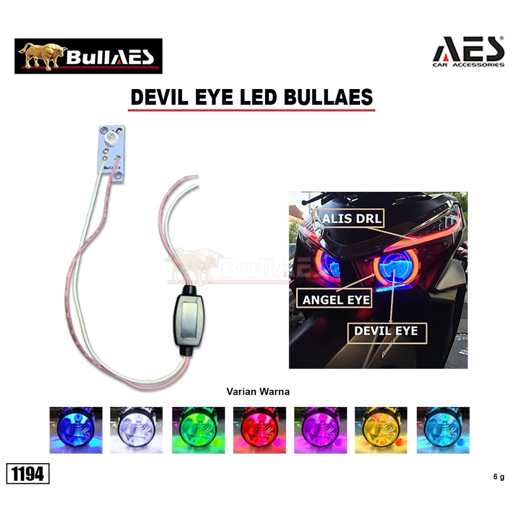 Devil Eye Led BULLAES  Demon Eye Projector  V1194