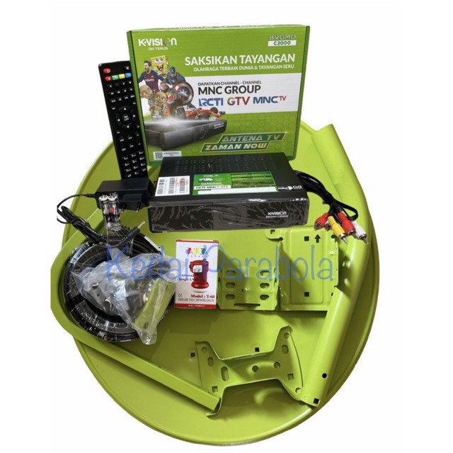 Paket parabola mini 45 K vision , Kvision c2000 bromo