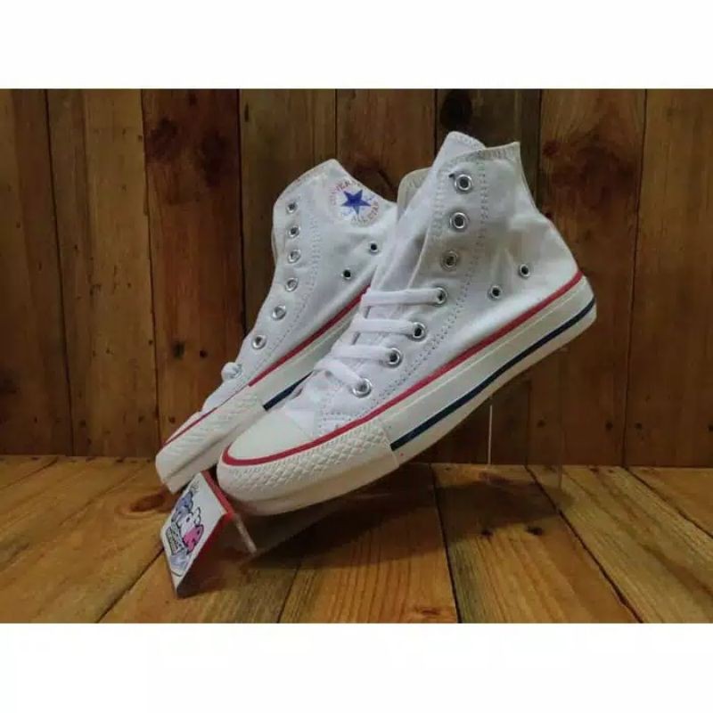 (KUALITAS PREMIUM) SEPATU CONVERSE ALL STAR PRIA DAN WANITA WARNA PUTIH  MODEL HIGH