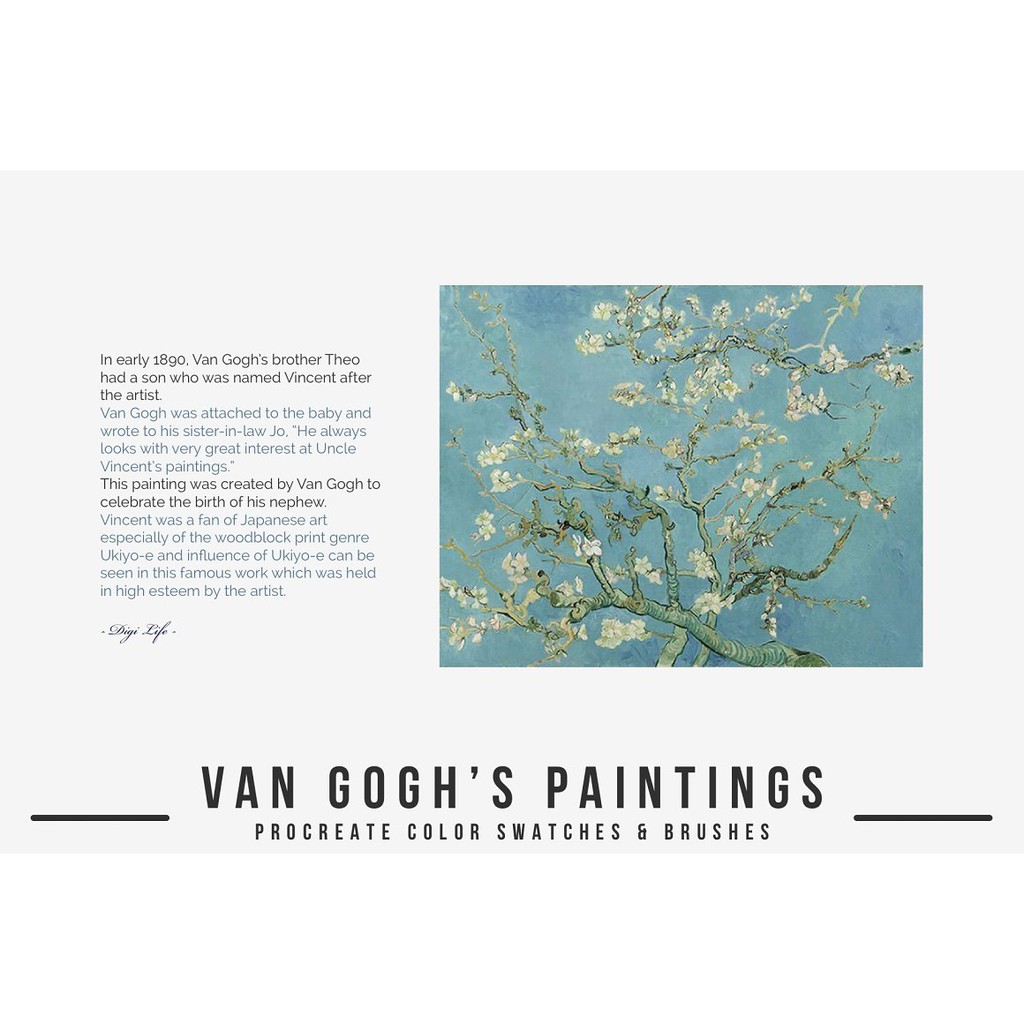 Procreate Brush - Van Gogh's Art