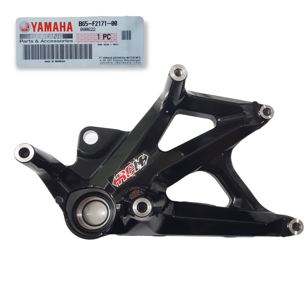 B65-F2171-00 SWING ARM AREM REAR BLK BLKG BELAKANG STD STANDART STANDARD STANDAR AEROX 155 ORI ORIGINAL YAMAHA YGP ASLI