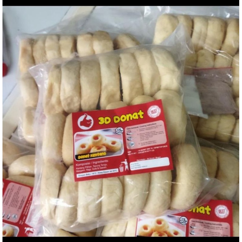 

donat kentang 3D