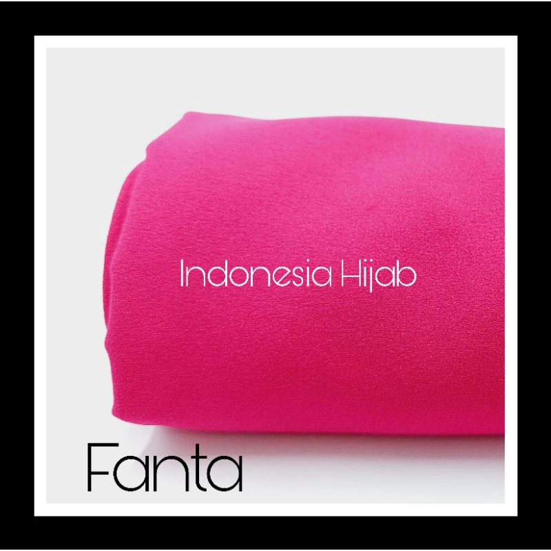 PASHMINA Diamond Premium 170 X 75 cm Jahit Tepi BUKAN DI NECI-fanta