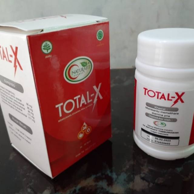 PRODUK HERBAL ORIGINAL - TOTAL-X ASLI OBAT STAMINA PRIA BPOM - TOTALX NATURAFIT ASLI - TOTAL X ASLI
