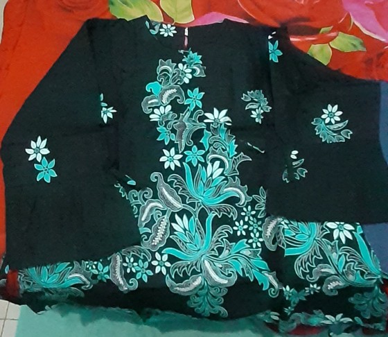 Batik Dolby Dolbi Dobby Doby Tenun Sutra Tulis Katun Atbm Baron Atasan Batik Wanita Sogan Srg308