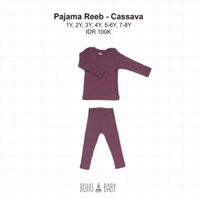 Bohopanna - Bohobaby Pajama Reeb / Pajama Rib / Piyama Rib