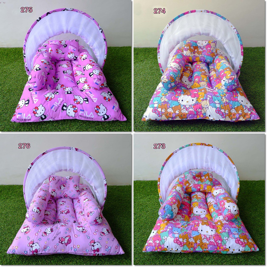 Tempat Tidur Bayi Baru Lahir Kelambu Set