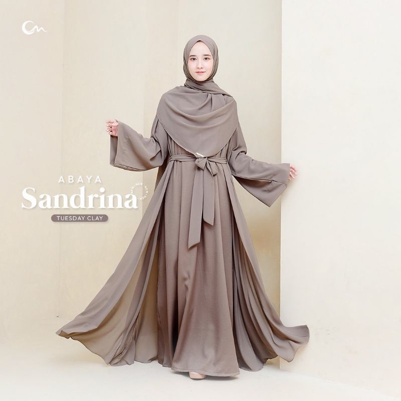 sandrina abaya CLAY free PASHMINA. original by cover me