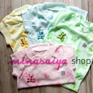 LING LING 6 pcs Kaos  Oblong  Lengan Pendek Anak Perempuan 