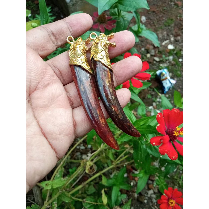 LIONTIN AKAR BAHAR MERAH KRISTAL