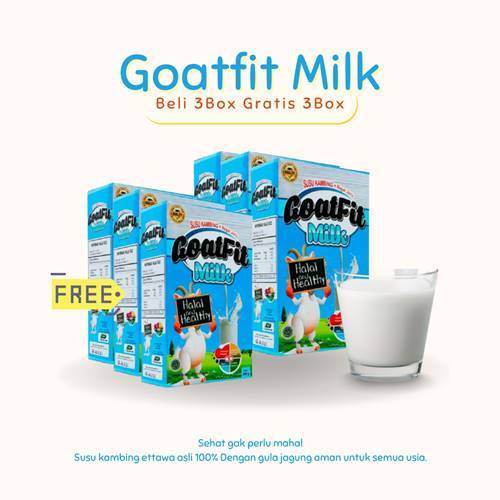

Susu Kambing Etawa Goat Fit Full Cream 200 Gr Cream{6 BOX }