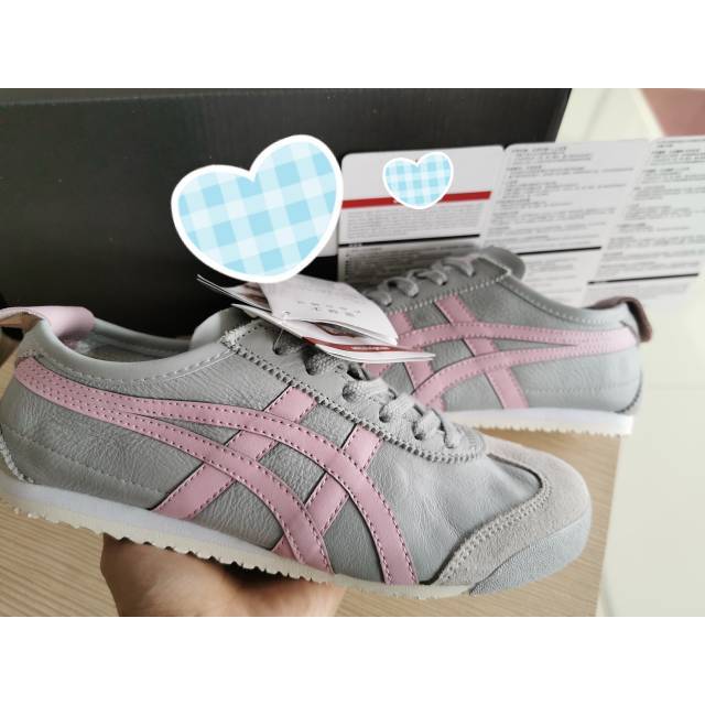 SePaTu FUll LeaTher Jepang Grey Pink