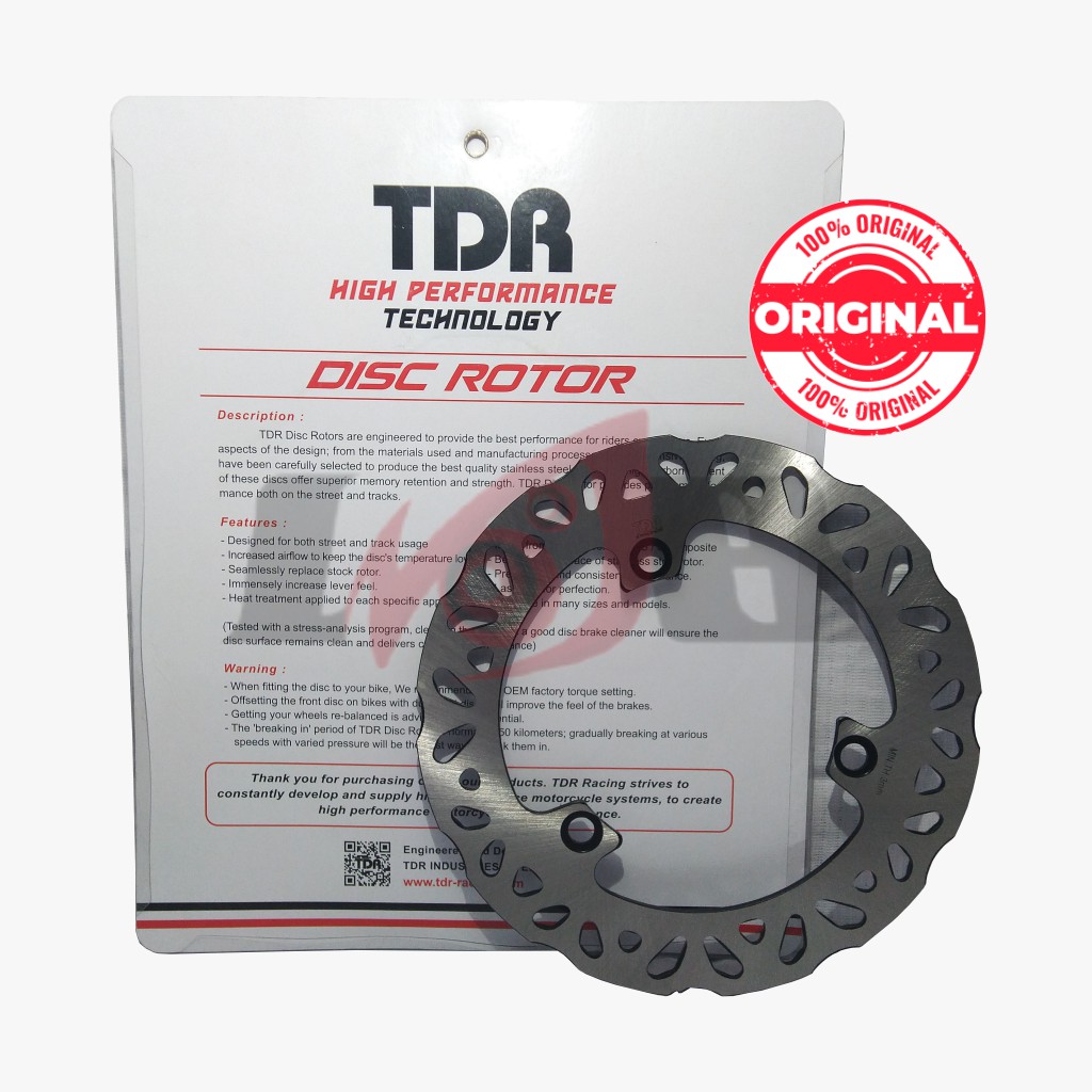 TDR Piringan Cakram Depan N-max Front Disk Brake Yamaha Nmax Pakem