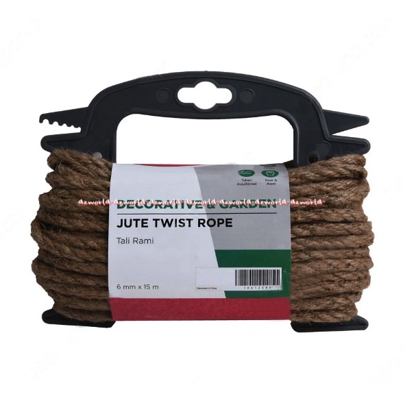 Maxbuilt Multipurpose Rope Sisal Twist Rope 15m Brown Tali Tambang Sangat Kuat Max Built Multi Purpose Ropes Sissal Maxt Built