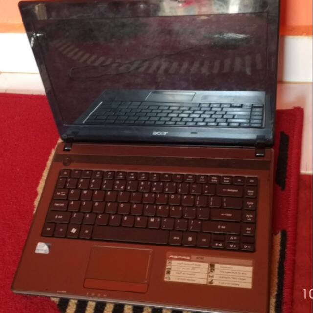 Laptop Acer 4738Z Hardisk 500 gb PES 2013 lancar