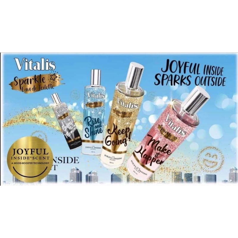 parfum vitalis sparkle eau de toilette/parfum wanita/vitalis parfum 100ml