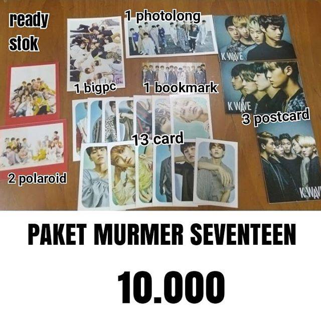 

PAKET MURMER SEVENTEEN (READY STOK)