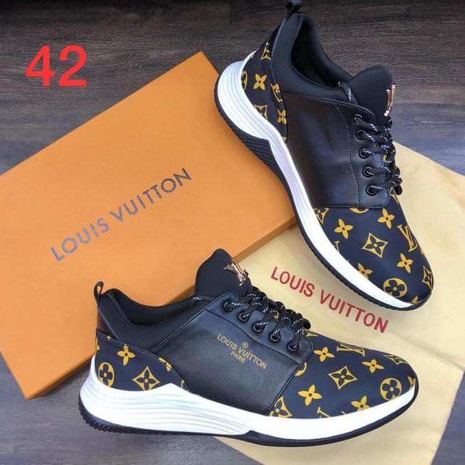 Pengiriman Cepat sepatu pria Louis Vuitton mirror Quality/el13 DISKON