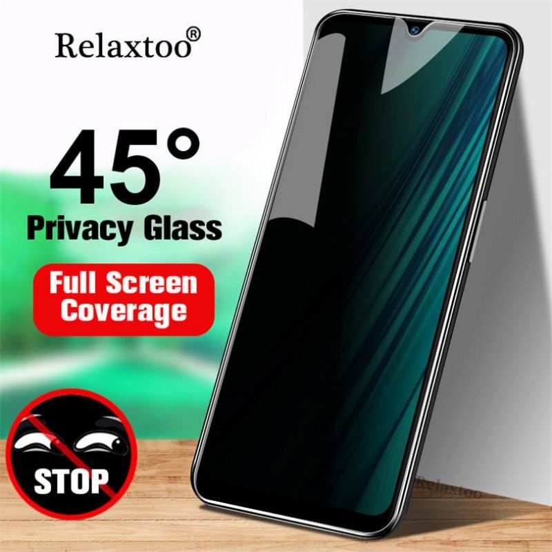 glass Anti Spy Xiaomi Redmi 9A/9C/10A/10C/ Note 8/8 Pro/Note 9/9 Pro/Note 10/10S/10 Pro/Note 11/11 Pro/ Anti Gores Spy Kaca