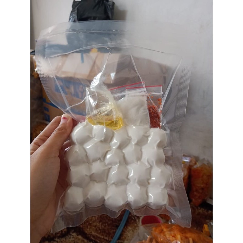 

Cimol isi Mozarella keju isi 20pcs Mentah