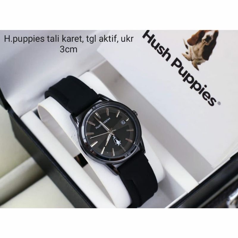 Jam Tangan Hush Puppies Kasual Rubber Wanita Terlaris Bisa COD