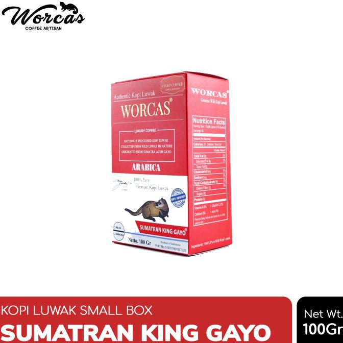

Lucu Kopi Luwak Liar Sumatran King Gayo 100Gr - Ground (Bubuk) Bergaransi