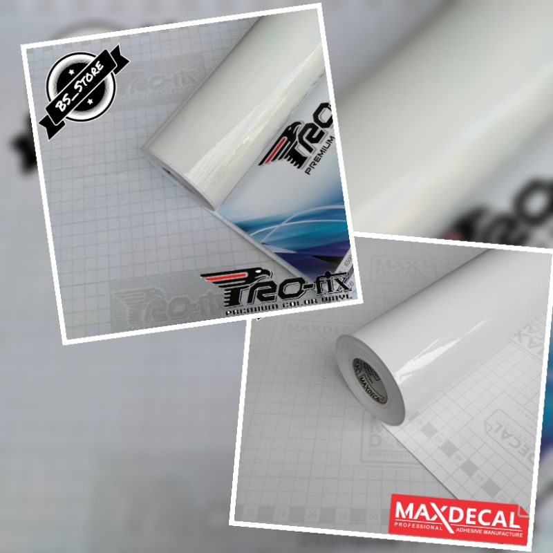 Sticker Skotlet Skotlait Background Aquarium Profix Maxdecal GLOSSY PUTIH