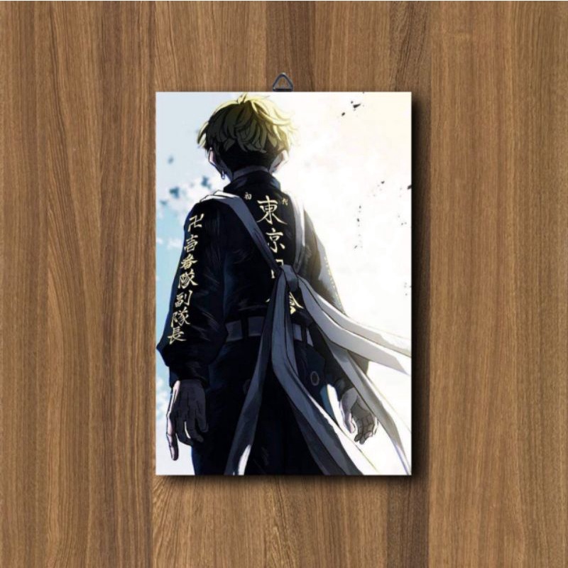HIASAN DINDING KAMAR CHIFUYU MATSUNO TOKYO REVENGERS ANIME / POSTER KAYU ANIME / DEKORASI KAMAR-C7